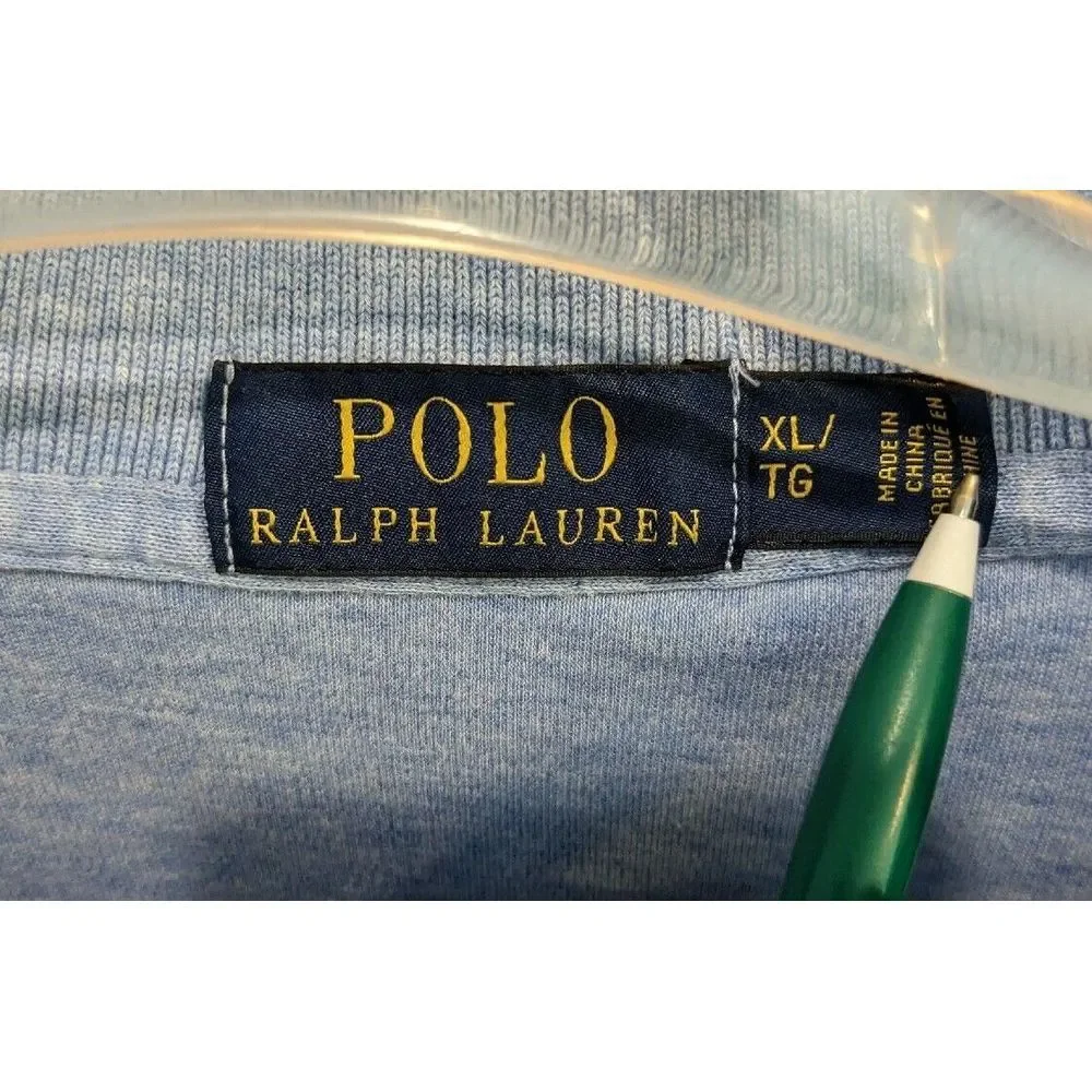 mens ralph lauren polo shirt Gray-blue XL Short‎ sleeve